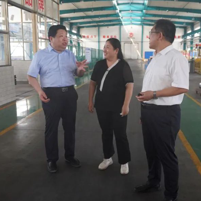 企業動態-山東省政府研究室來山東天工調研綠色低碳發展情況